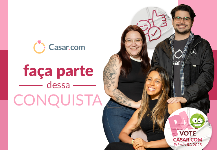 5 motivos para votar no Casar.com no Prêmio Reclame AQUI 2025