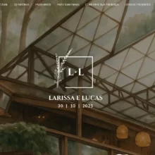 Imagem de exemplo de site de casamento do Casar.com