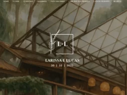 Imagem de exemplo de site de casamento do Casar.com