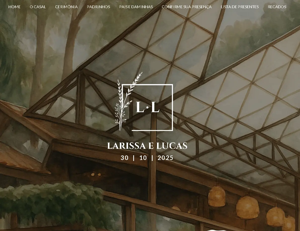Layout para site de casamento: modelos e como escolher